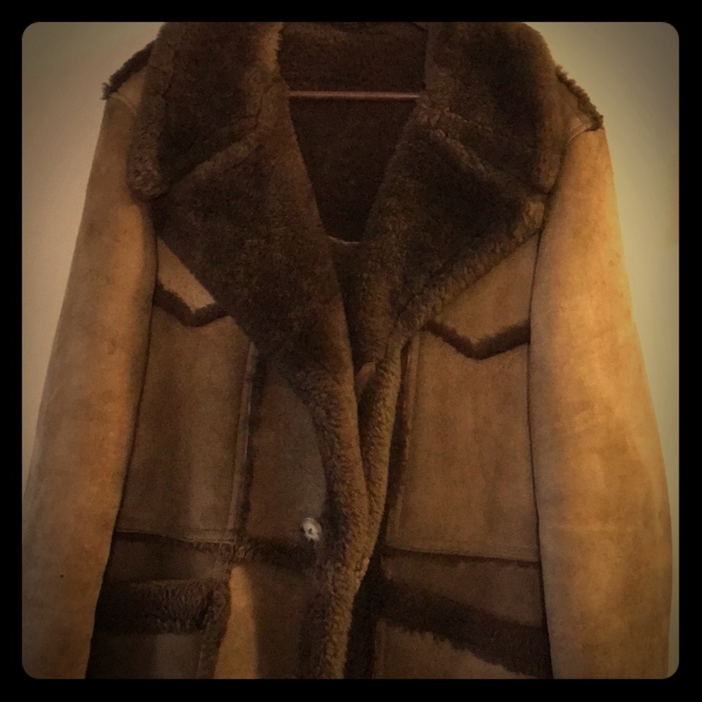 Brown Shearling Coat